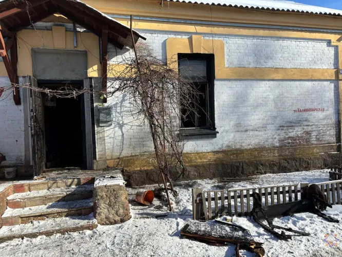 В Жлобине из-за курения на пожаре погиб мужчина