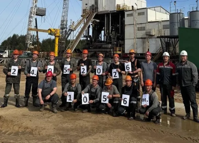 Белорусские нефтяники установили новый рекорд суточной проходки в Октябрьском районе