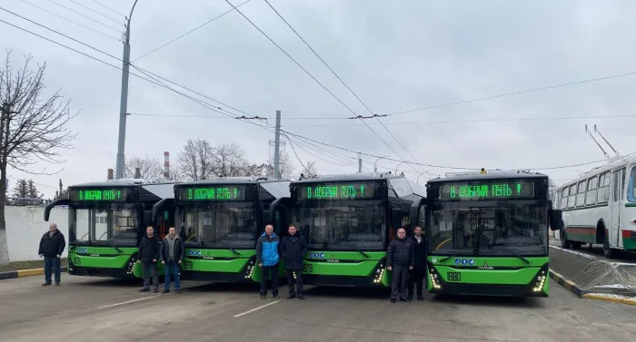 Новые высокотехнологичные троллейбусы начали курсировать по улицам Гомеля