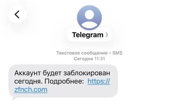 «Аккаунт будет заблокирован сегодня»: новая фишинговая атака мошенников в Telegram