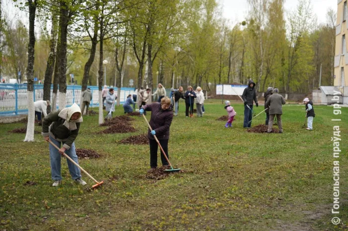 К республиканскому субботнику на Гомельщине присоединились более 300 тысяч человек
