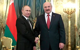Владимир Путин наградил Александра Лукашенко орденом Александра Невского