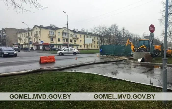 Временно внесены изменения в организацию дорожного движения на улице 8-я Иногородняя в Гомеле 