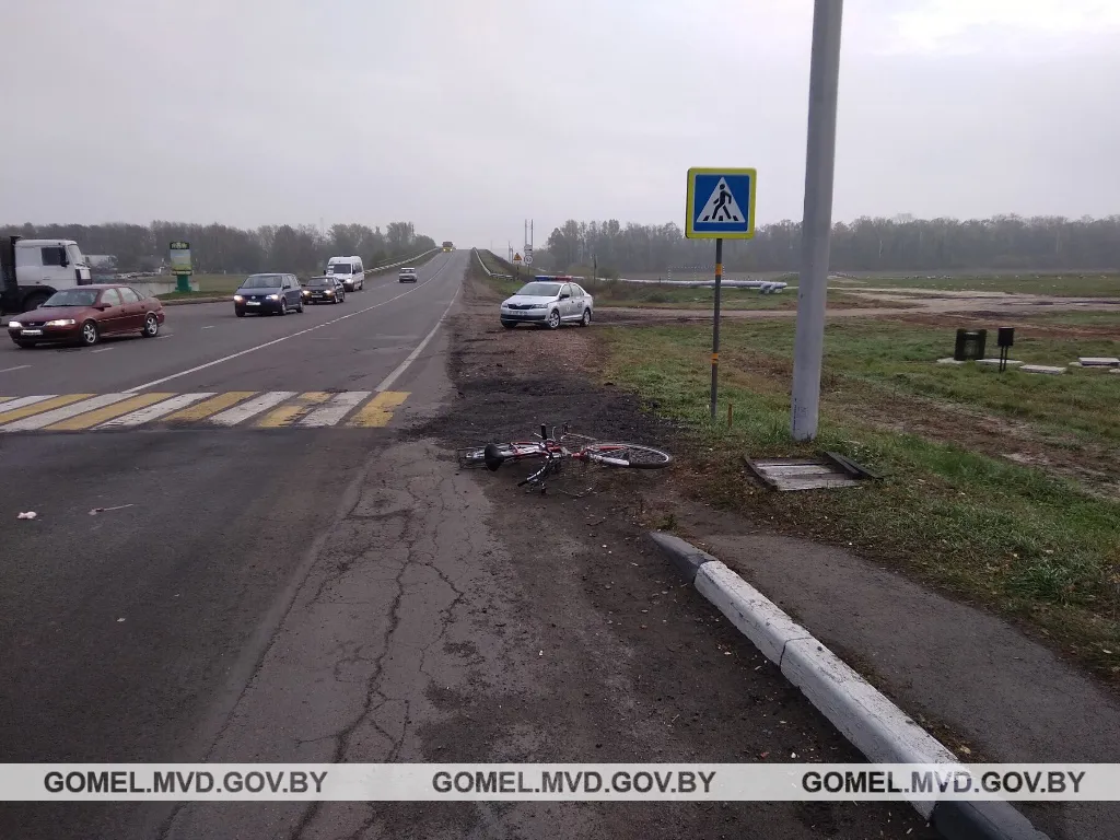За прошедшие сутки в Гомельской области произошло 2 ДТП, 1 человек погиб