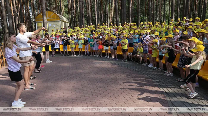 ФОТОФАКТ: Вторая смена началась в оздоровительном лагере им М.Казея в Речицком районе