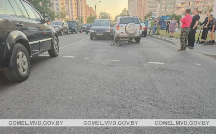 В Гомеле произошло ДТП с участием несовершеннолетнего велосипедиста