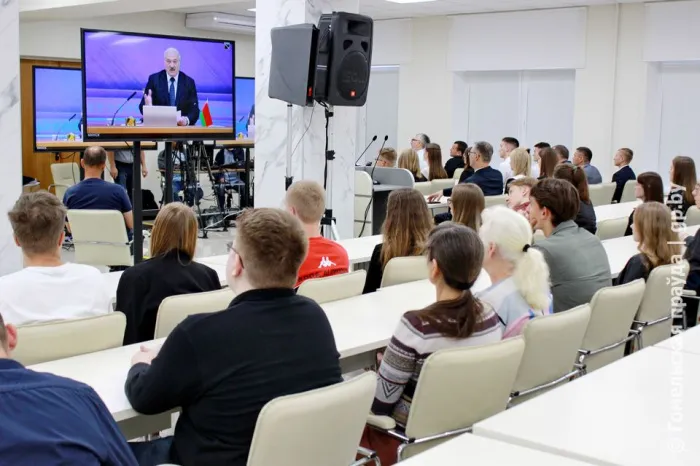 Большой урок от Президента запомнится студентам ГГУ имени Ф. Скорины на всю жизнь
