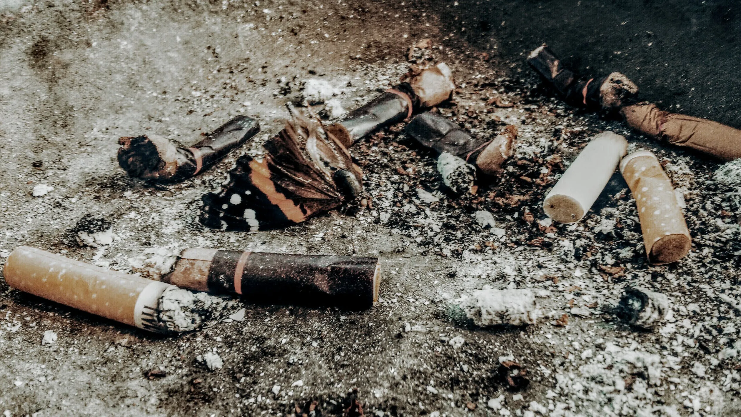 Не бросайте окурки с балкона и не оставляйте их на полу
