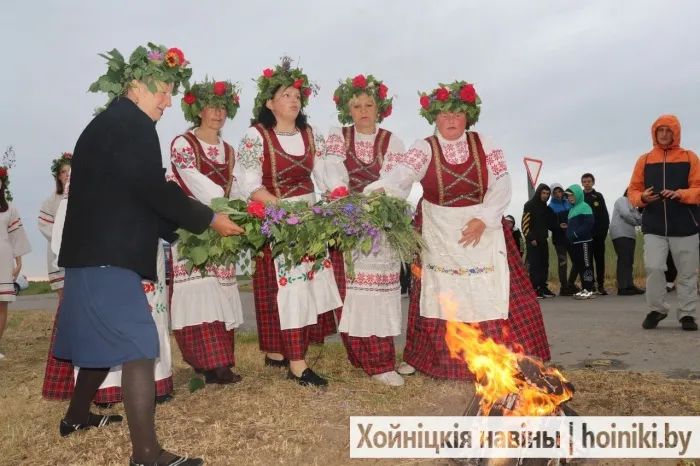 Учора ў аграгарадку Вялікі Бор Хойніцкага раёну адбыўся традыцыйны абрад "Провады русалкі"