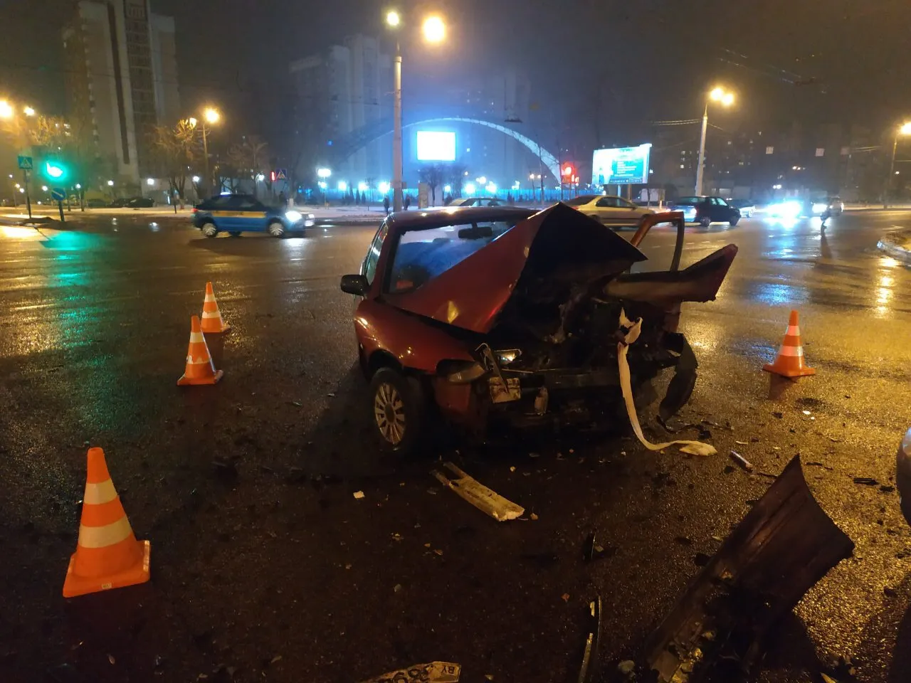 В Гомеле на проспекте Речицком столкнулись «Киа» и BMW