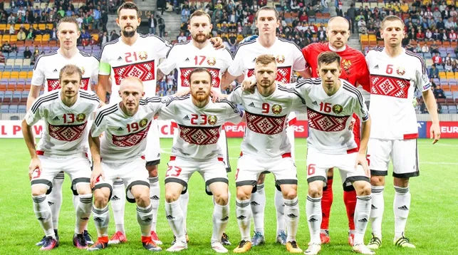Сборная Беларуси по футболу на 77-м месте в рейтинге ФИФА 