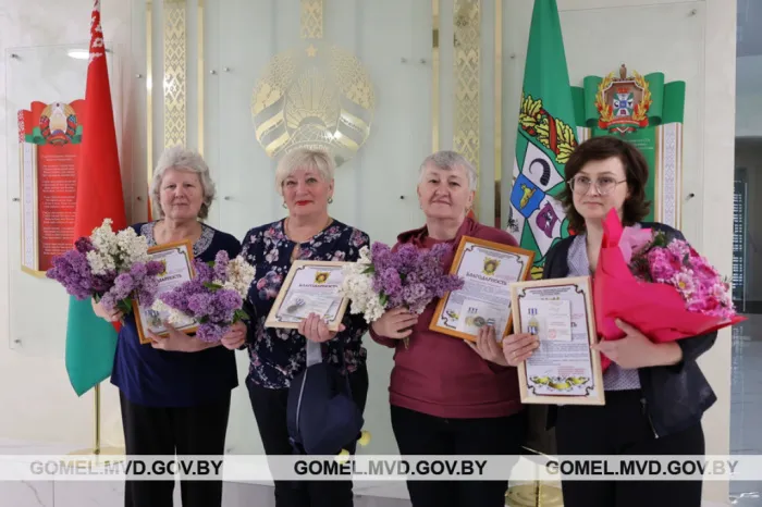 Медаль «Жене офицера» вручили в УВД Гомельщины