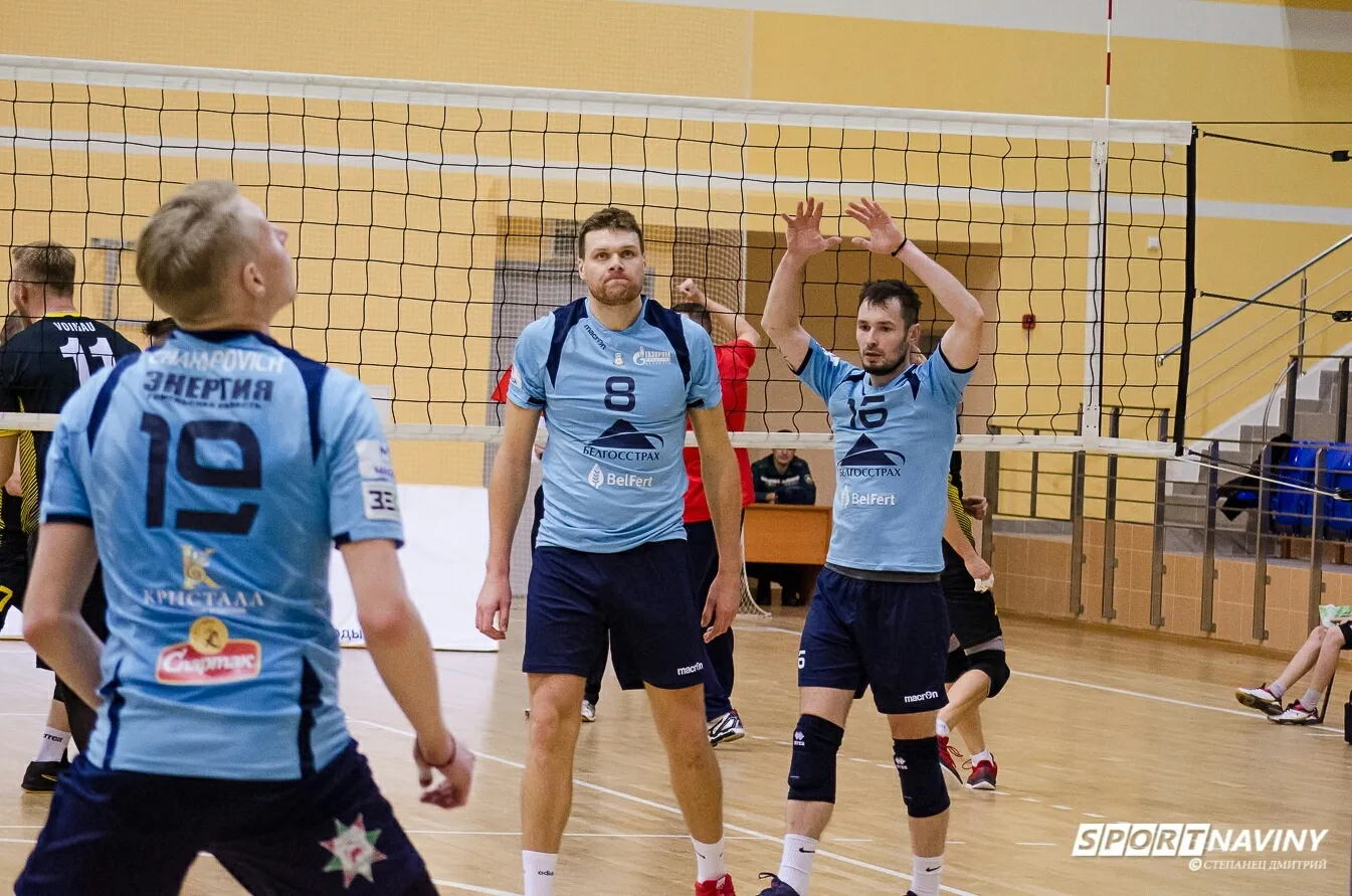 Гомельская "Энергия" уступила солигорскому "Шахтеру" в 18-м туре чемпионата Беларуси по волейболу