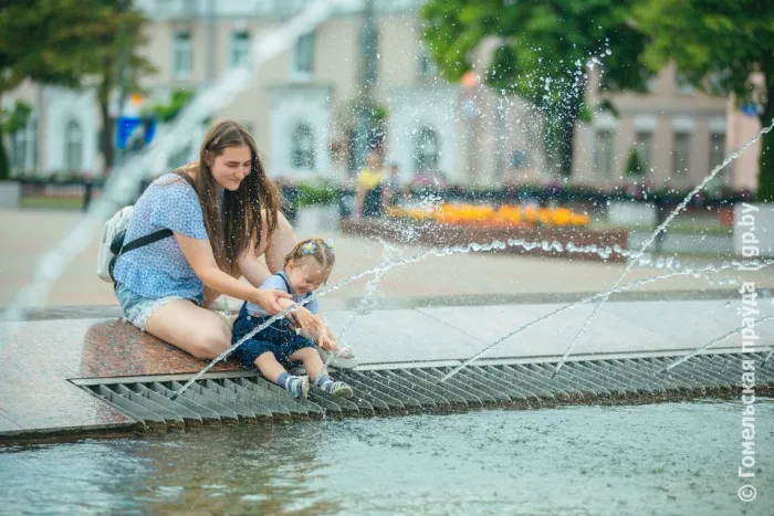 Небывалая жара в Гомеле. Фоторепортаж с городских улиц