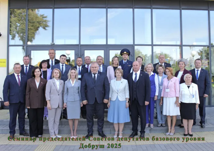 Председатели Советов депутатов базового уровня приняли участие в семинаре в Добруше