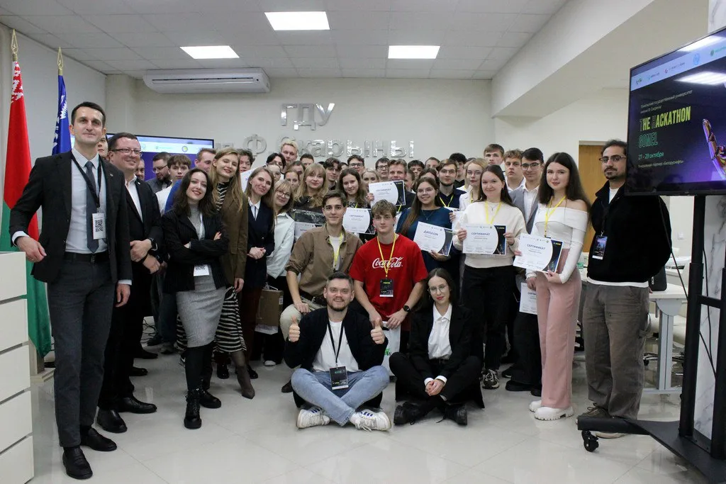 В ГГУ имени Франциска Скорины прошeл финал открытого конкурса инновационных решений TheHackathon Gomel