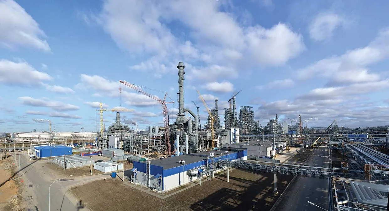 На Мозырском НПЗ завершается строительство установки производства серы комплекса H-Oil