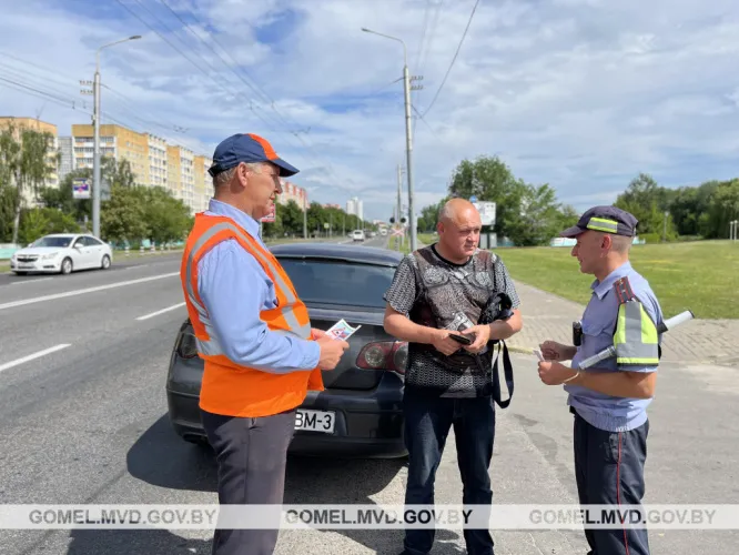 Инспекторы ГАИ совместно с представителями БелЖД провели профилактическое мероприятие