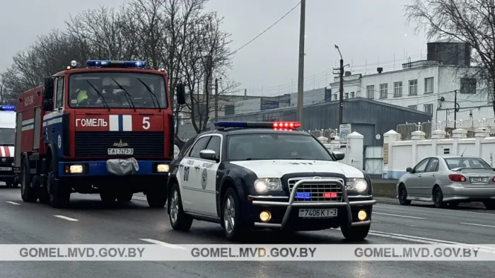 Госавтоинспекция провела в Гомеле рейдовое мероприятие «Уступи дорогу спецтранспорту»