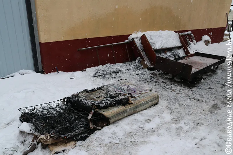 В Рогачеве на пожаре погибла пенсионерка