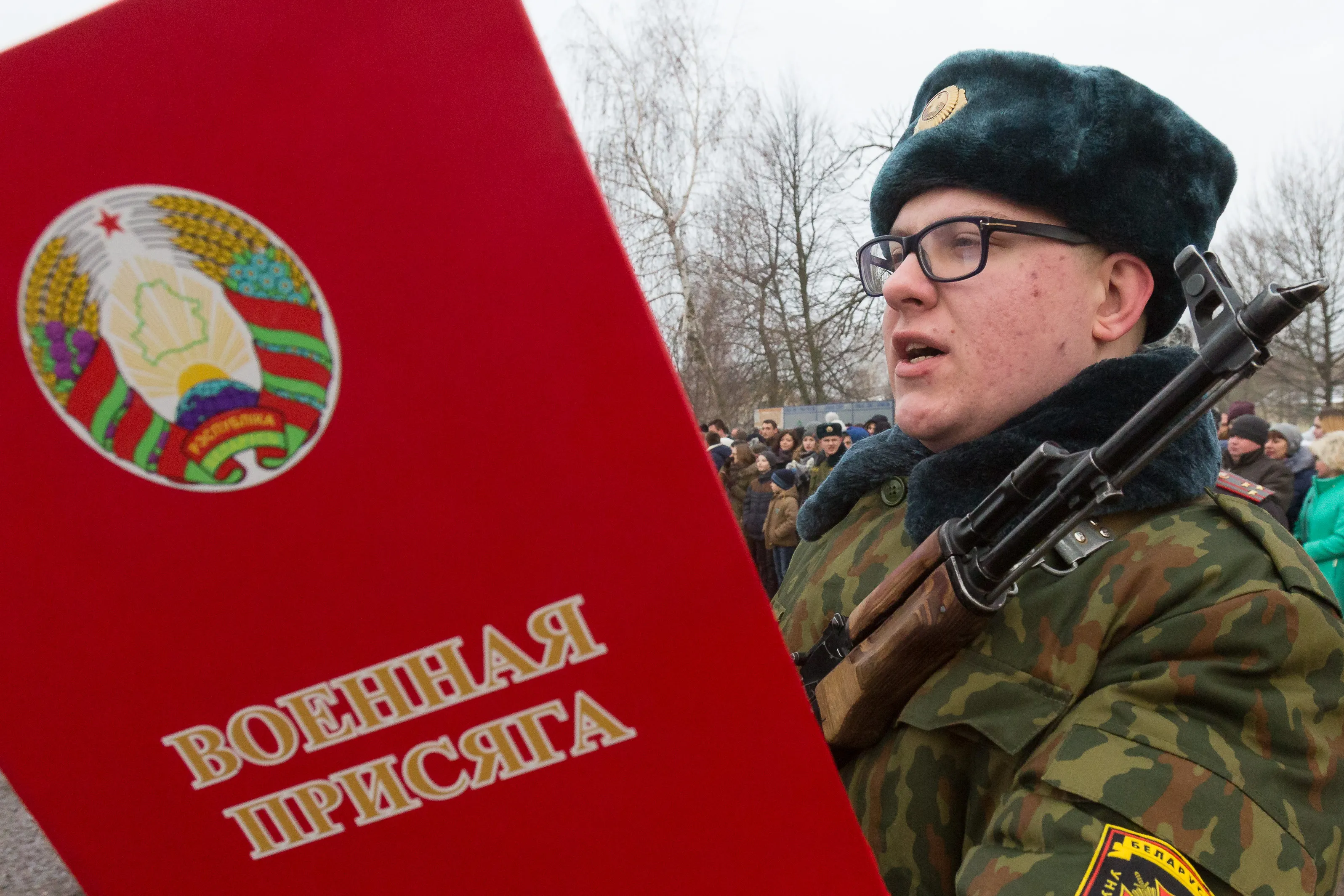 Новобранцы в\ч 5525 присягнули на верность Родине