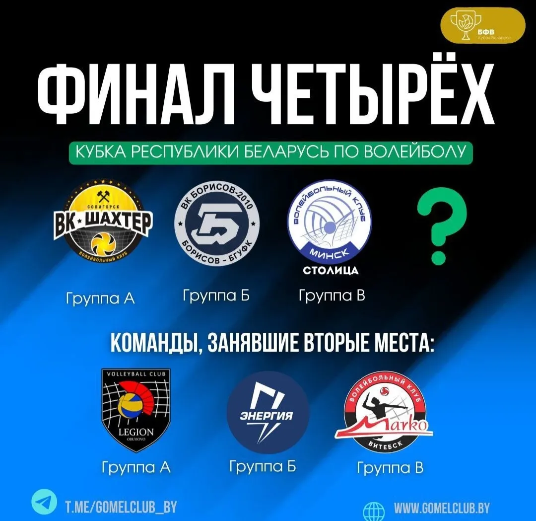 Гомельская "Энергия" в целом успешно провела второй тур предварительного этапа Кубка Беларуси по волейболу 2024