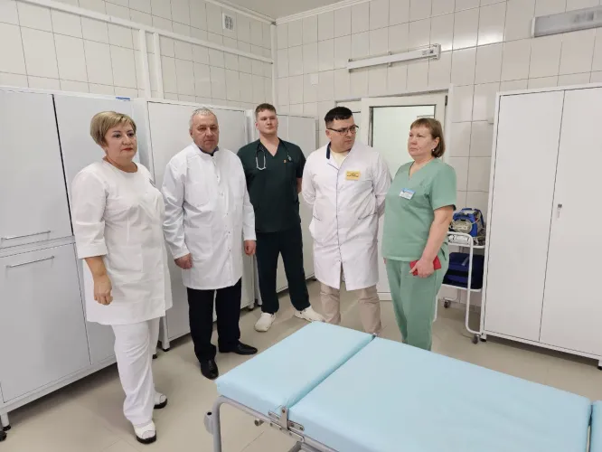 В Добрушской ЦРБ завершен ремонт отделения анестезиологии и реанимации