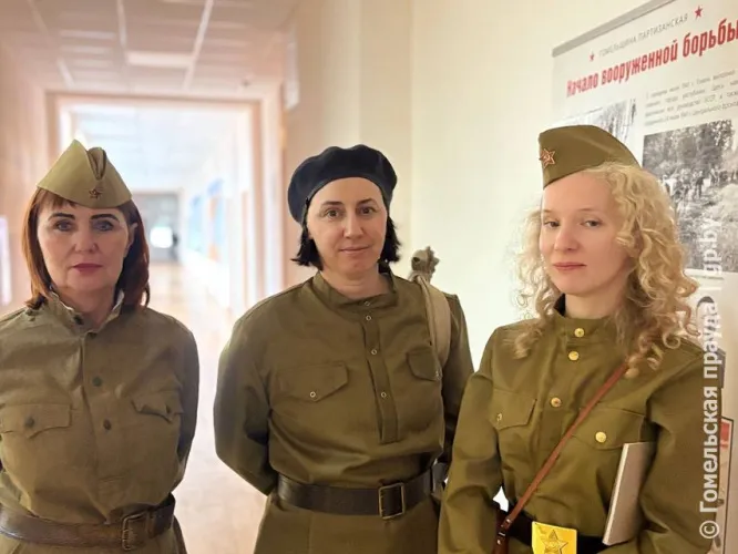 Навсегда в памяти: в ГГУ имени Ф. Скорины презентовали проект «Гомельщина партизанская»