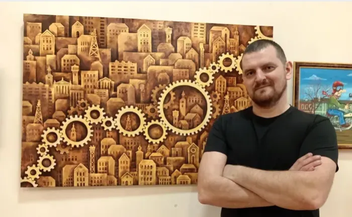 В Музее истории города Гомеля проходит выставка речичанина Анатолия Щеголева «Искусство на уровне»