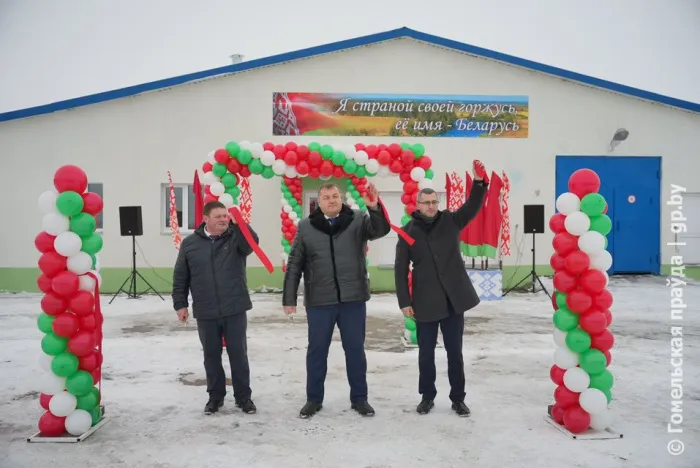 В Коротковичах Жлобинского района открыли молочно-товарный комплекс