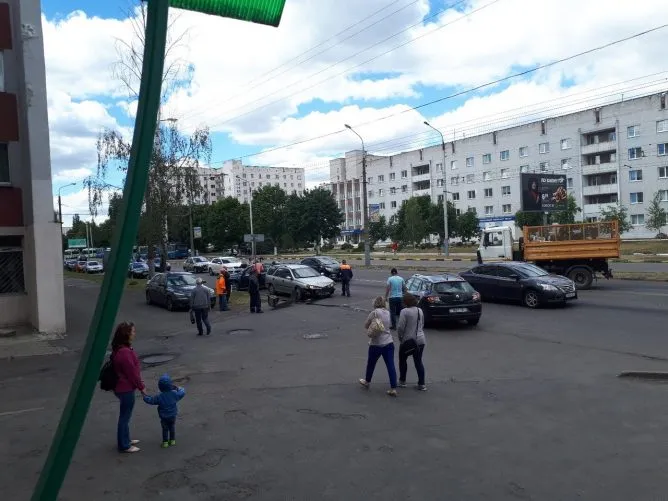 ДТП на проспекте Октября в Гомеле