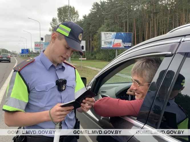 Госавтоинспекция Гомельщины провела специальное мероприятие «Фильтр»
