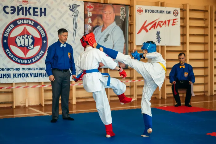 В гомельской школе № 9 прошел республиканский спортивный турнир по киокушинкай карате «Сэйкен»