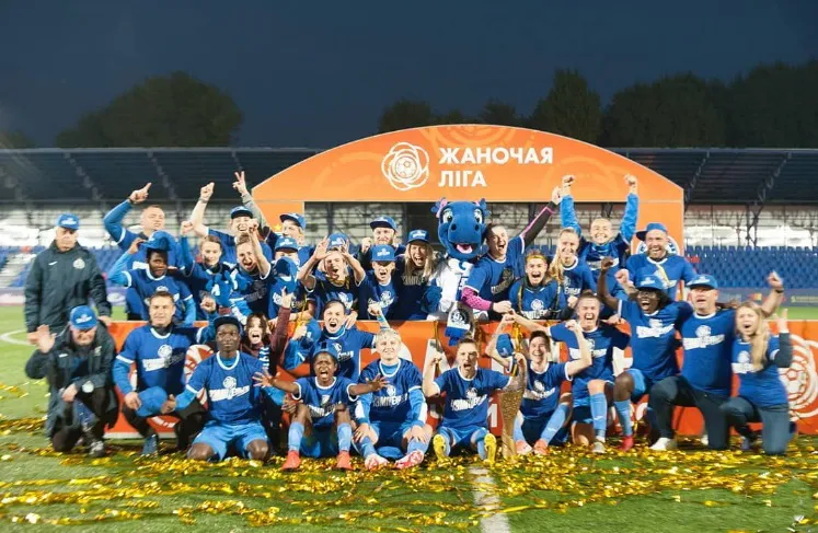"Динамо-БГУФК" в очередной раз выиграло чемпионат Беларуси по футболу среди женщин
