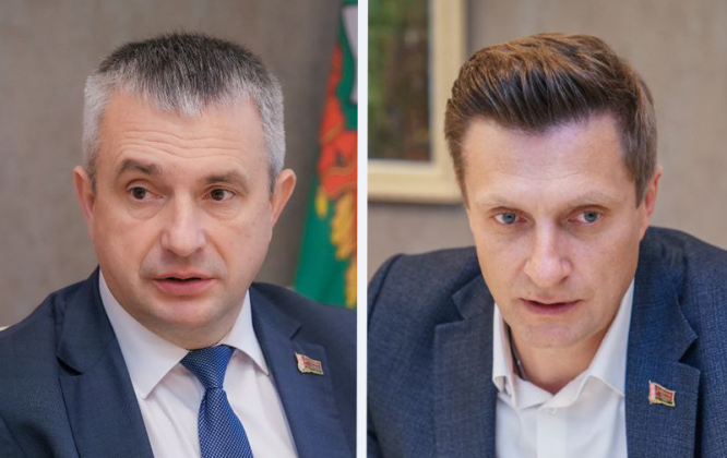 Поддержка молодежи и работа со зрителем: председатель облисполкома Иван Крупко встретился с министром культуры Русланом Чернецким