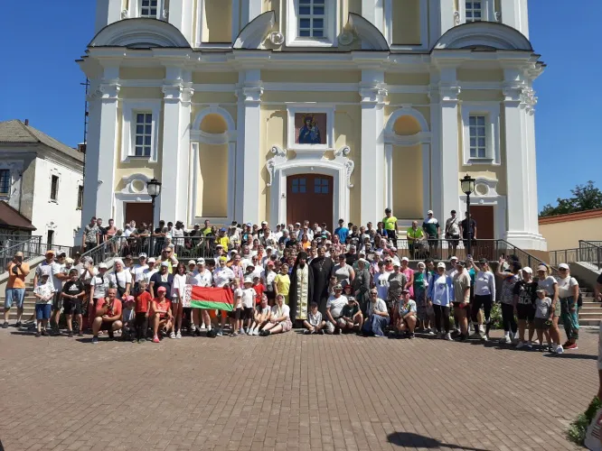 В Калинковичском районе прошел Крестный ход на велосипедах