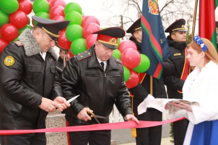 У Петрыкаве адкрыўся адноўлены адміністрацыйны будынак аддзялення Дэпартамента аховы