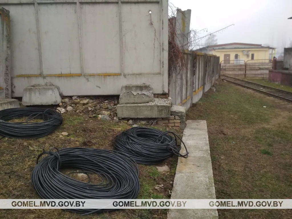 В Гомеле раскрыта кража кабеля, совершенная в январе этого года