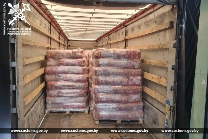 Гомельские таможенники пресекли незаконную транспортировку в Беларусь свыше 18 тонн макаронных изделий