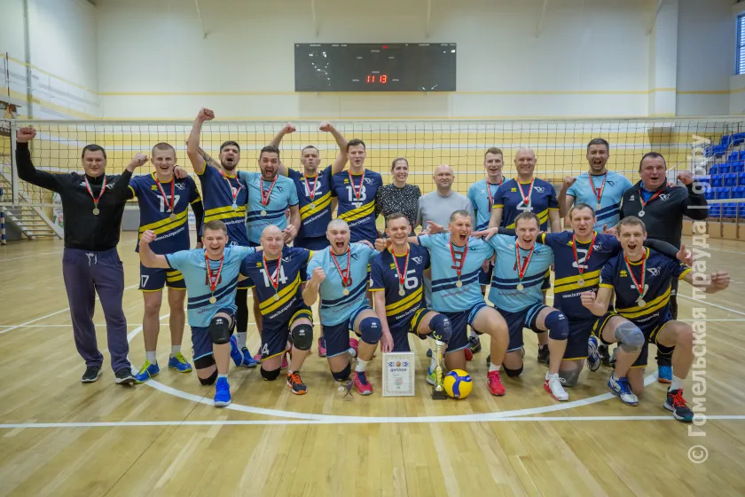 В Гомеле состоялось чествование волейбольной команды “Бумпром”