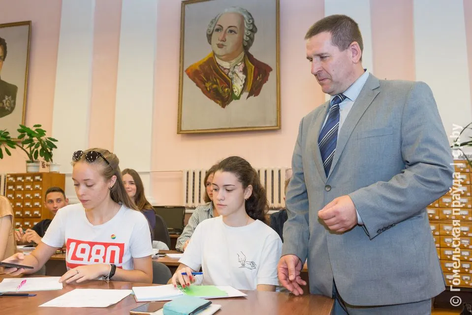 В новом учебном году к занятиям в Гомельском госуниверситете имени Ф. Скорины приступили 68 будущих юристов