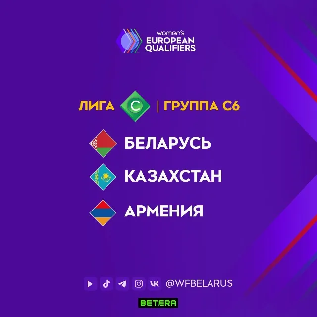 Женская сборная Беларуси по футболу узнала соперниц по квалификации к Евро-2027