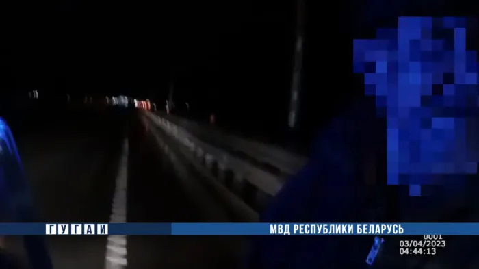Сотрудники ОГАИ Жлобинского РОВД изъяли мужчину с проезжей части и помогли добраться домой