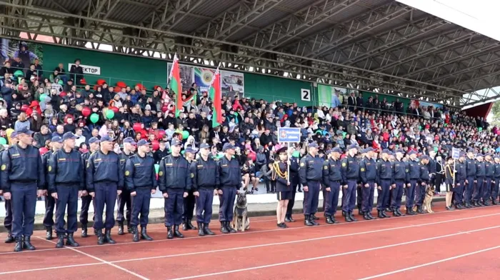 В Речице проходят республиканские соревнования сотрудников Департамента охраны Беларуси