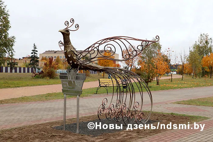 Новый арт-объект появился в парке Жлобина