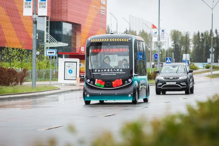 В Беларуси протестировали первый беспилотный электробус