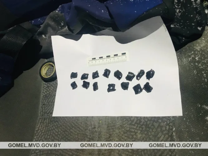 В Мозыре задержали наркокурьера. При себе у него было 17 свертков с опасным психотропным веществом