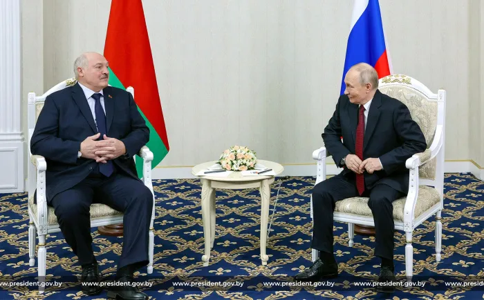 Лукашенко и Путин встретились в Бишкеке