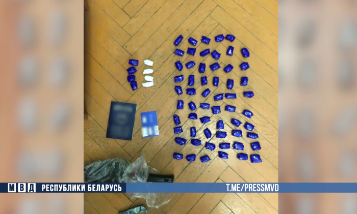В Гомельской области задержали наркокурьера с крупной партией психотропа