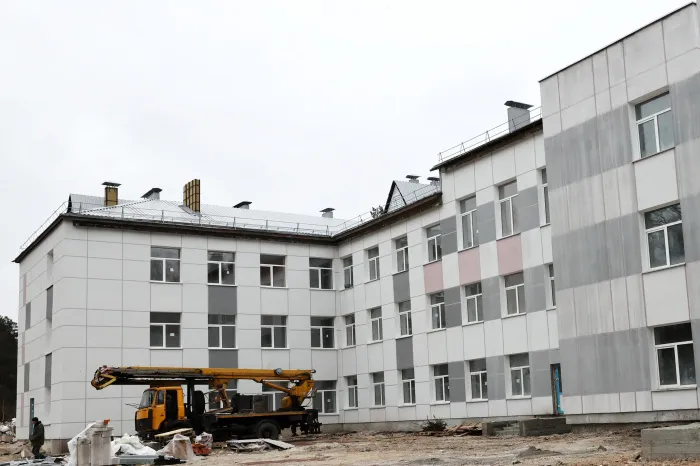 Обновленный дом-интернат для престарелых в Калинковичском районе готовится к приему постояльцев